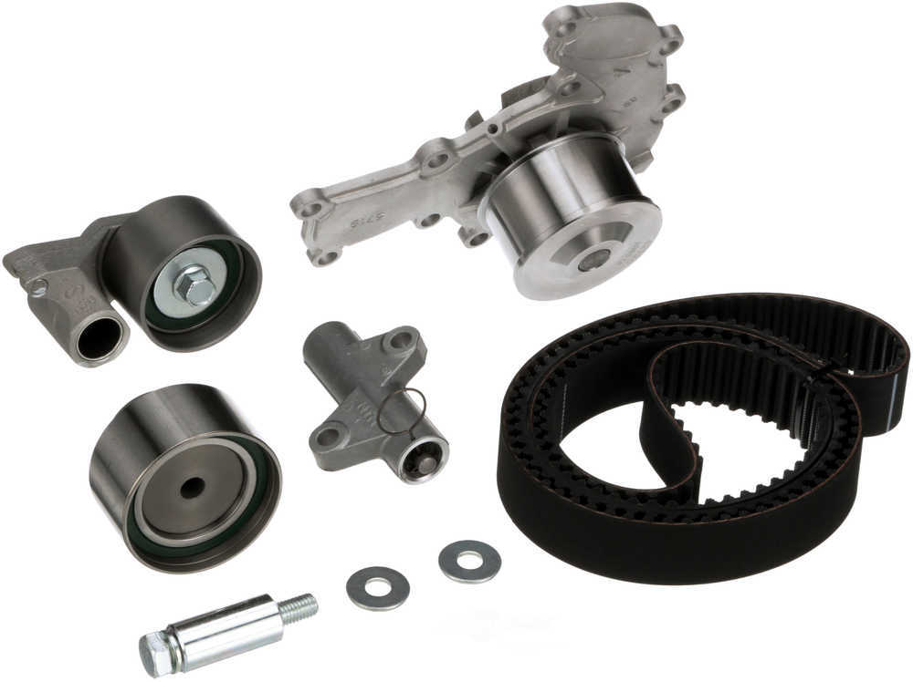GATES - PowerGrip Premium OE Timing Belt Component Kit w/Water Pump - GAT - tckwp220