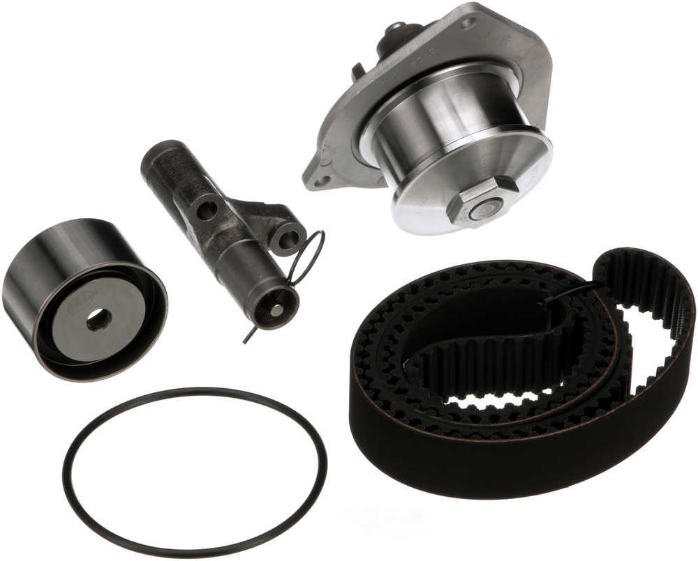 GATES - PowerGrip Premium OE Timing Belt Component Kit w/Water Pump - GAT - tckwp255