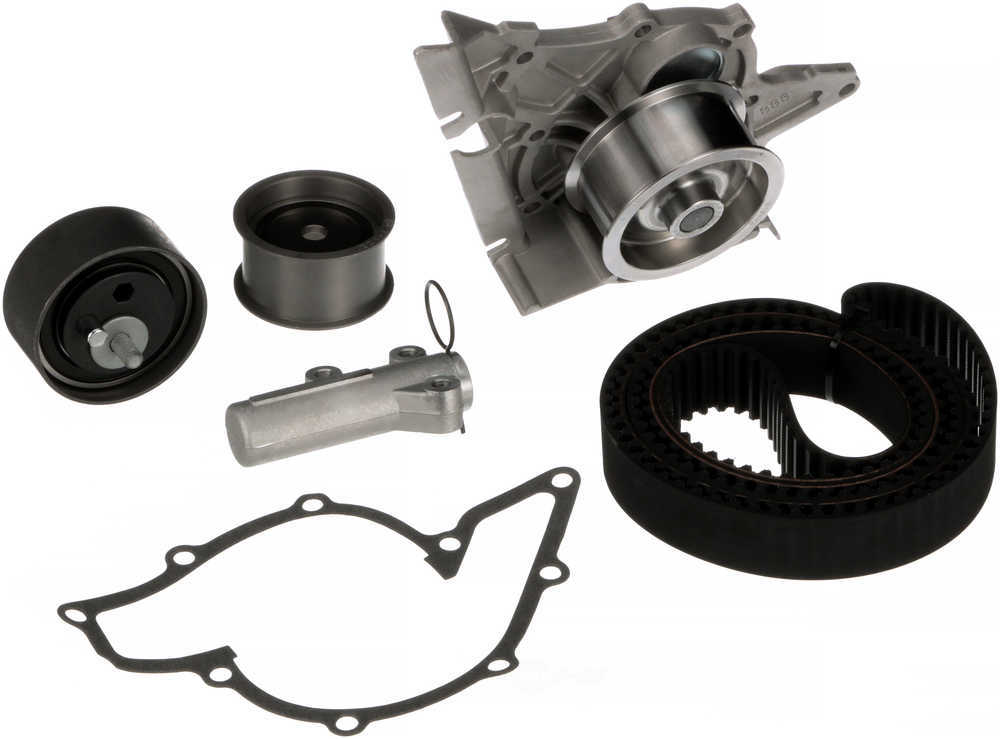 GATES - PowerGrip Premium OE Timing Belt Component Kit w/Water Pump - GAT - tckwp297