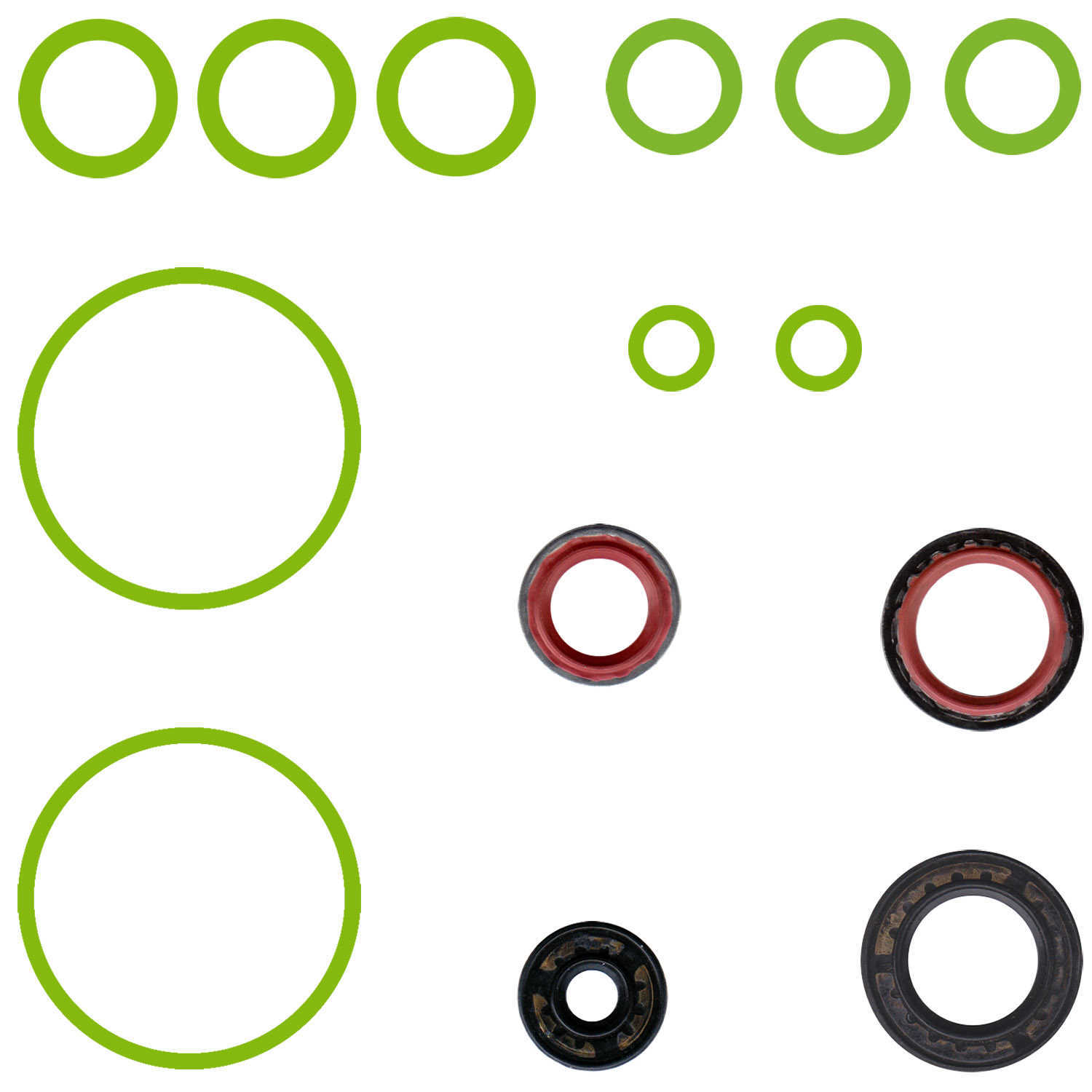 GLOBAL PARTS - A/C System O-ring & Gasket Kit - GBP 1321386