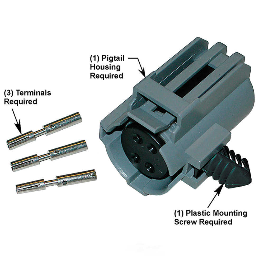 GLOBAL PARTS - A/C Pressure Transducer Connector - GBP 1711515