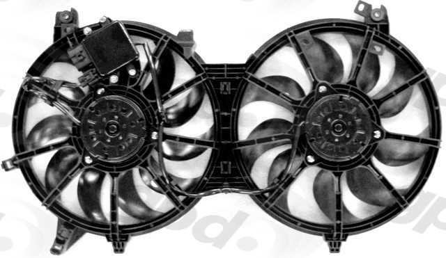 GLOBAL PARTS - Engine Cooling Fan Assembly - GBP 2811635