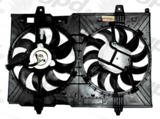 GLOBAL PARTS - Engine Cooling Fan Assembly - GBP 2811639