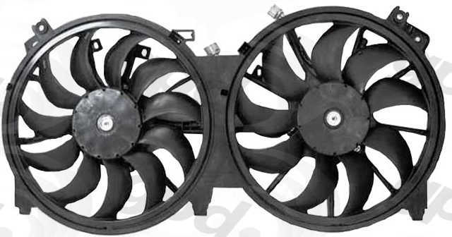 GLOBAL PARTS - Engine Cooling Fan Assembly - GBP 2811663