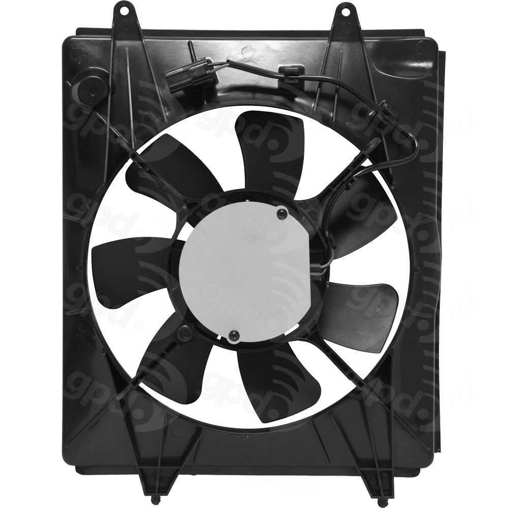GLOBAL PARTS - Engine Cooling Fan Assembly (Right) - GBP 2812073