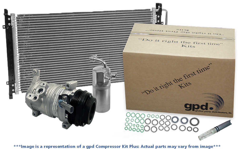 GLOBAL PARTS - Compressor Kit New w/ Condenser - GBP 9611690A