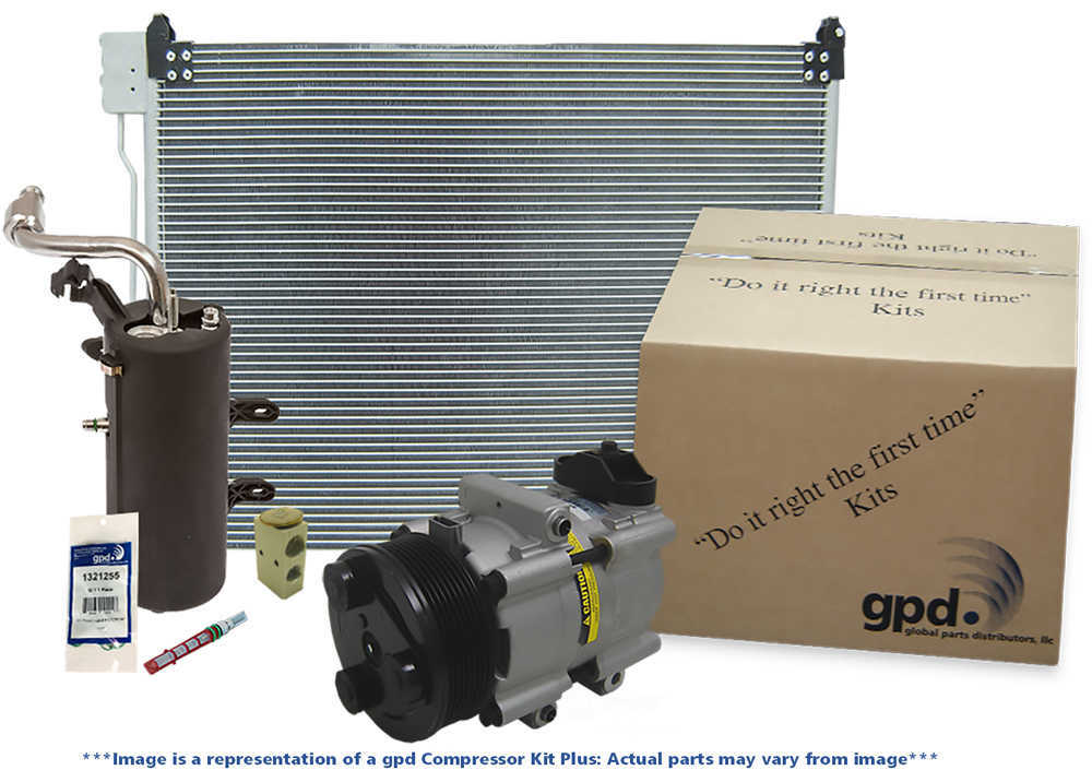 GLOBAL PARTS - Compressor Kit New w/ Condenser - GBP 9633466B