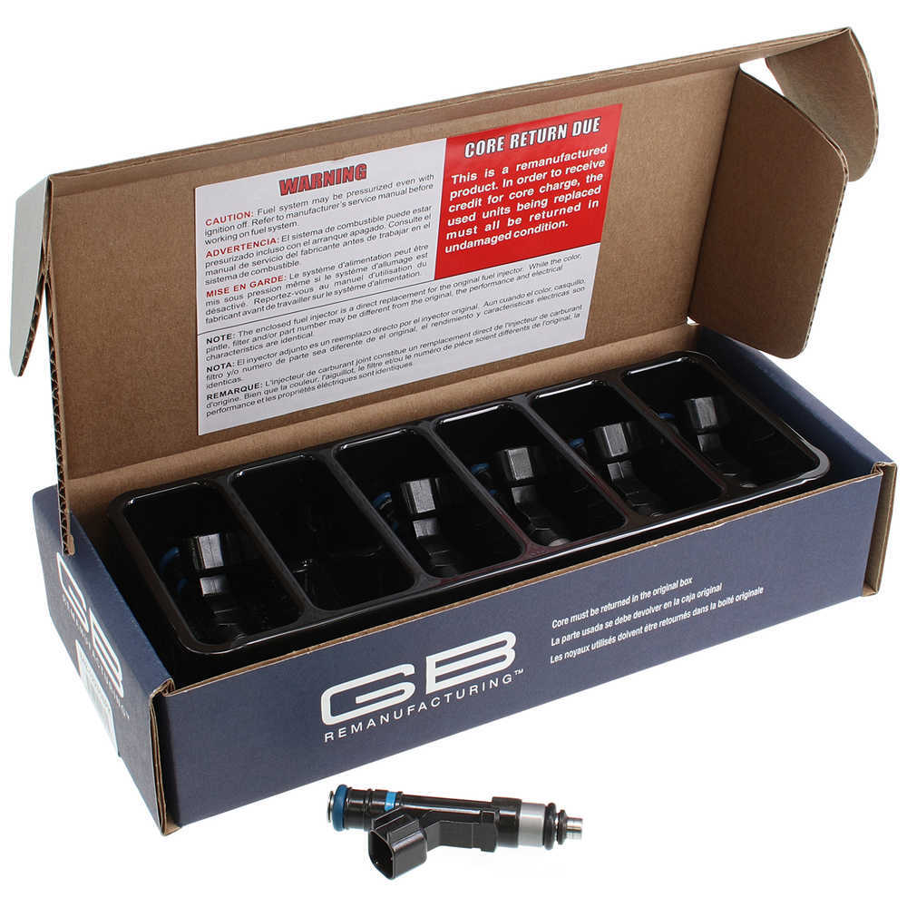 GB REMANUFACTURING INC. - Reman Multi Port Fuel Injector - 6 Pack - GBR - 812-121456pk