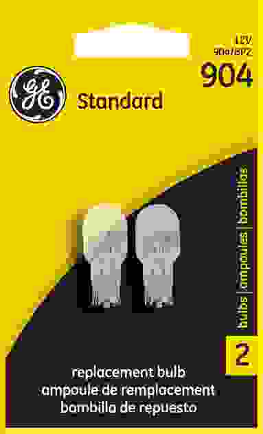 GE LIGHTING - Standard Parking Light Bulb Twin Blister Pack - GEL 904/BP2