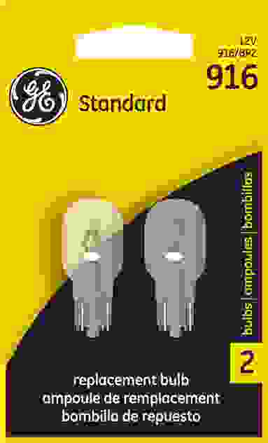 GE LIGHTING - Standard Parking Light Bulb Twin Blister Pack - GEL 916/BP2