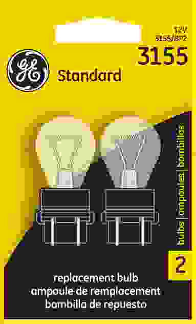 GE LIGHTING - Standard Lamp Twin Blister Pack Back Up Light Bulb - GEL 3155/BP2