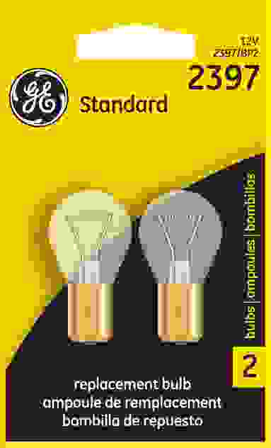 GE LIGHTING - Standard Parking Light Bulb Twin Blister Pack - GEL 2397/BP2