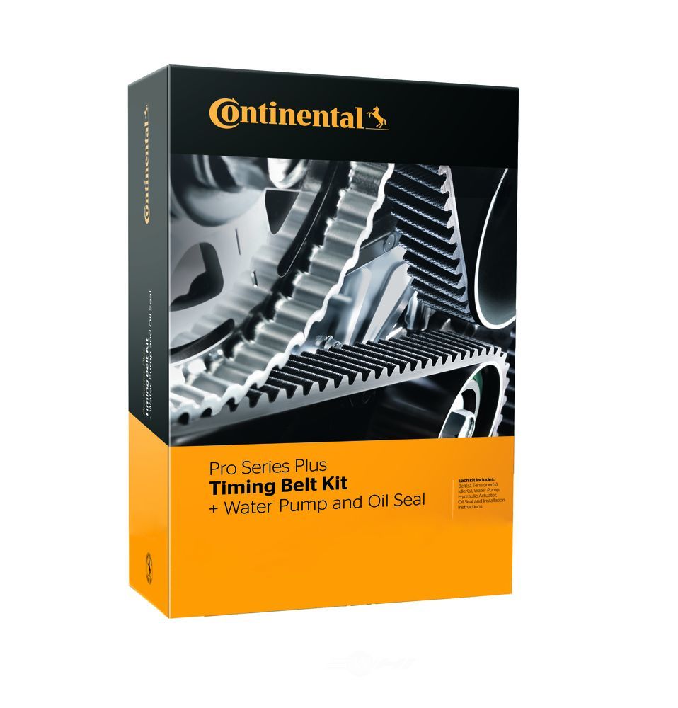 CONTINENTAL - Pro Series Plus Engine Timing Belt Kit w/Water Pump - GOO PP334LK1-MI