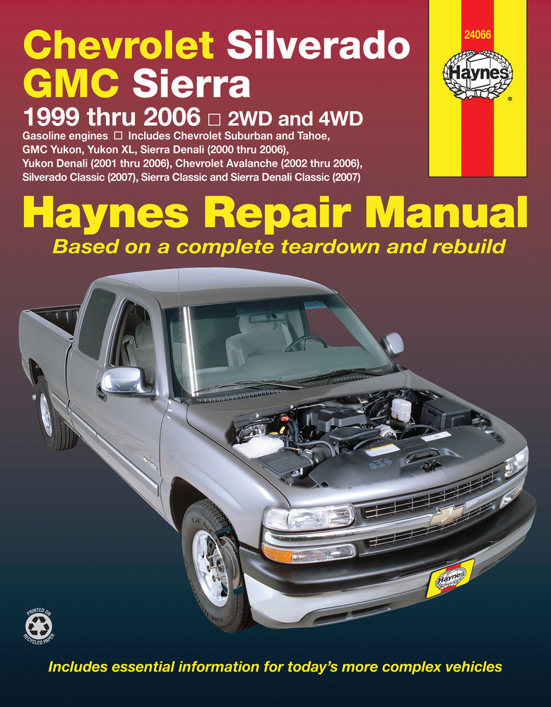 Repair Manual fits 1999-2007 GMC Sierra 1500 Yukon,Yukon XL 1500 Yukon XL 2500 