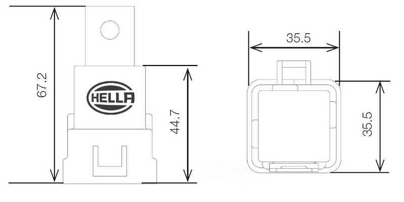 HELLA - Micro Plug Relay - HLA 007794307