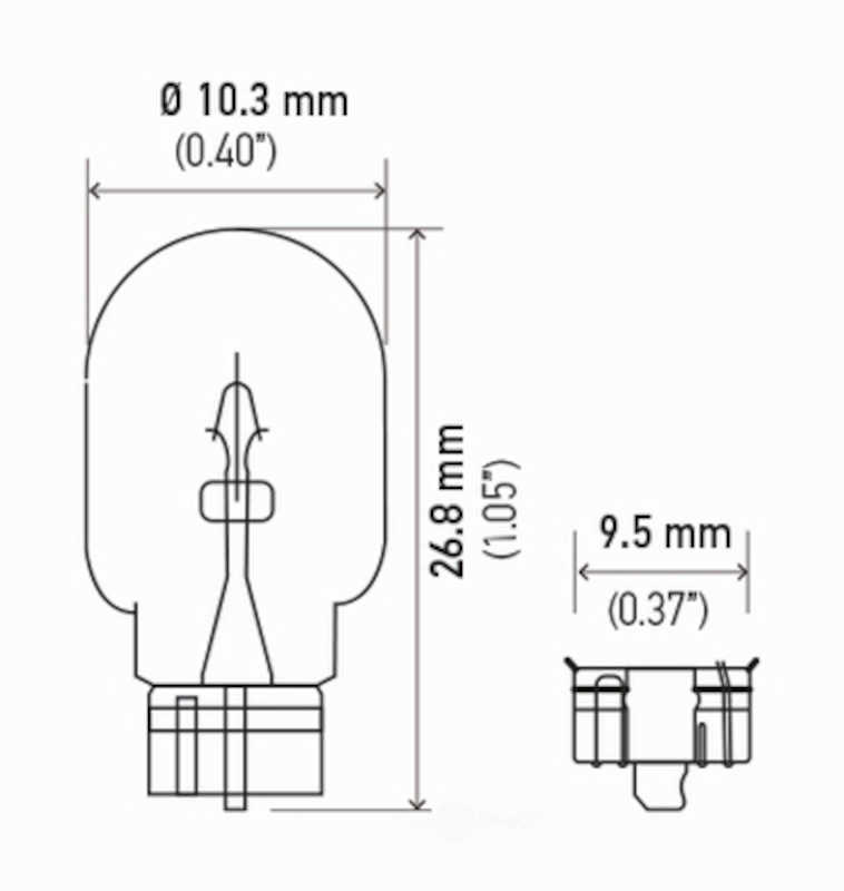 HELLA - Hella Parking Brake Warning Light - HLA 158