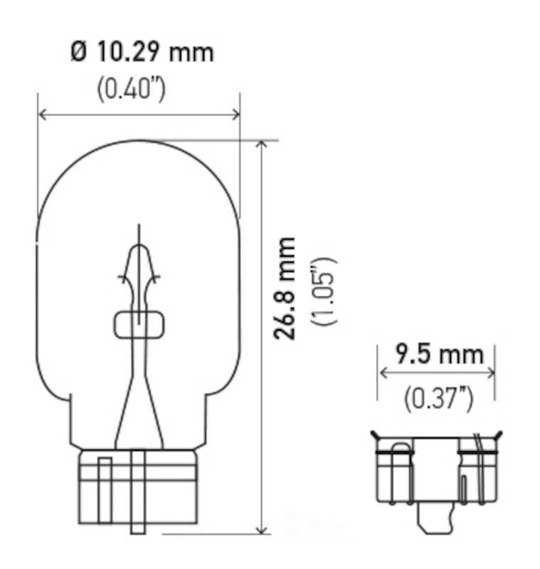 HELLA - Side Marker Light Bulb - HLA 2825