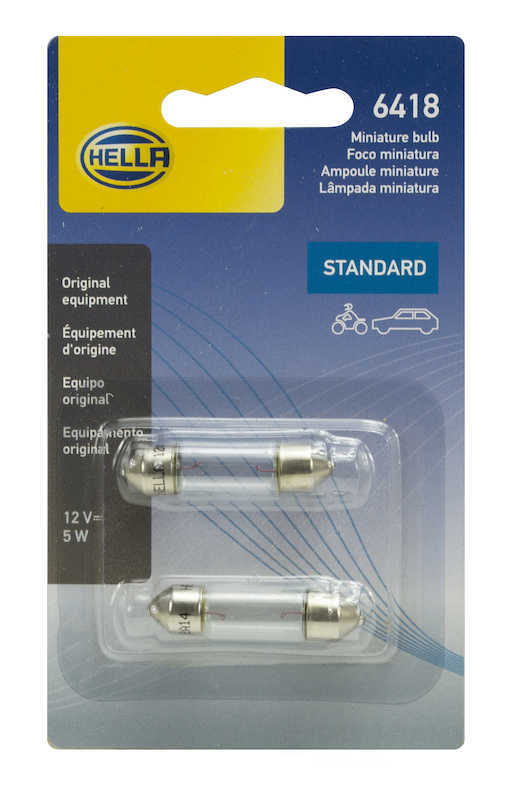 HELLA - OE Quality Miniature Bulb - HLA 6418TB