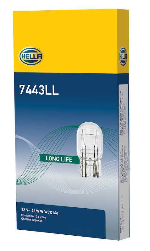 HELLA - Brake Light Bulb - HLA 7443LL