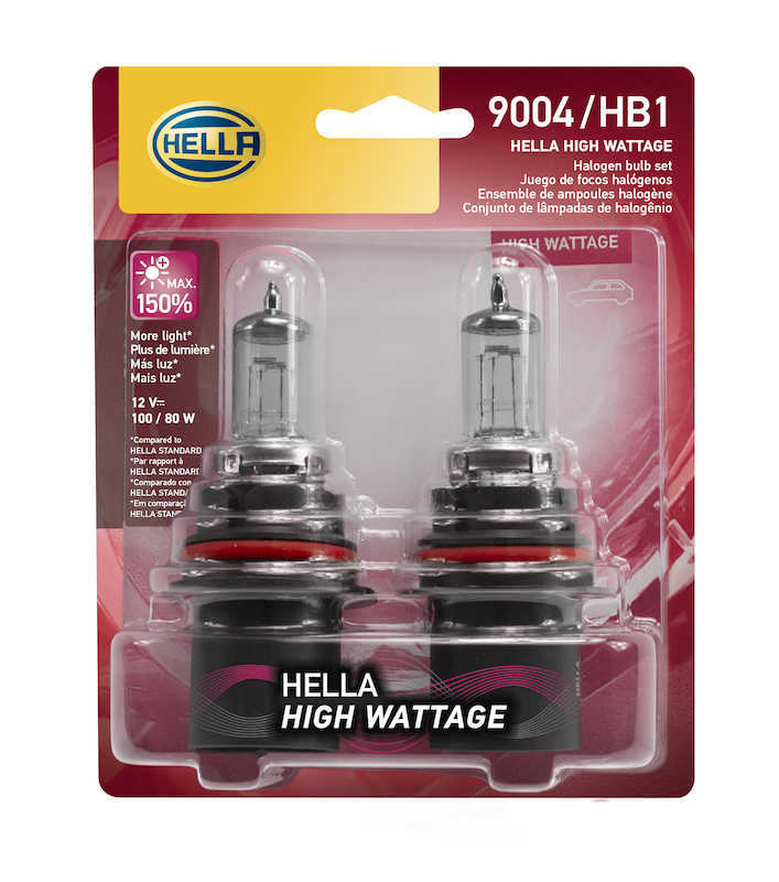 HELLA - Headlight Bulb - HLA 9004 100/80WTB