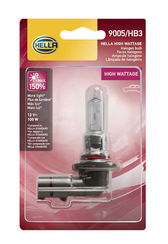 HELLA - Headlight Bulb - HLA 9005 100WSB
