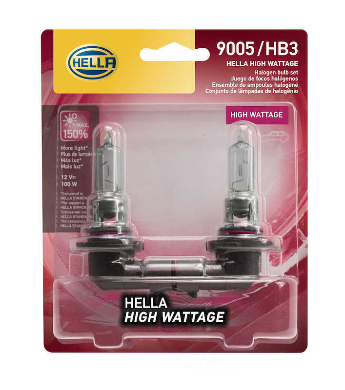 HELLA - Headlight Bulb - HLA 9005 100WTB
