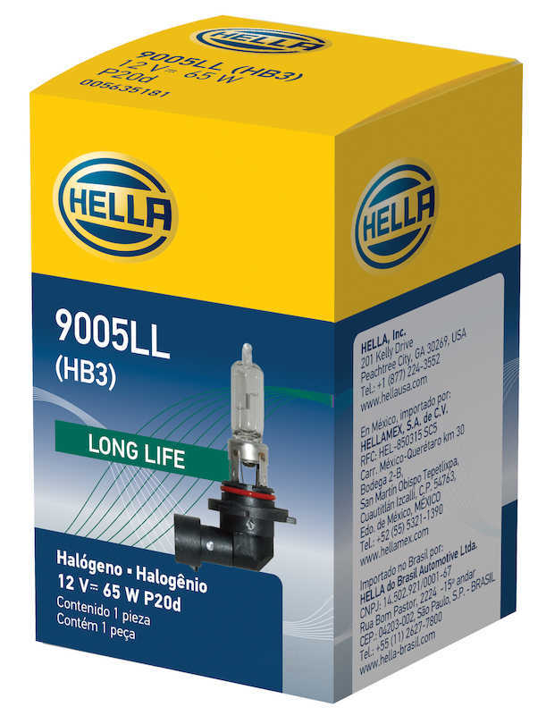 HELLA - Headlight Bulb - HLA 9005LL