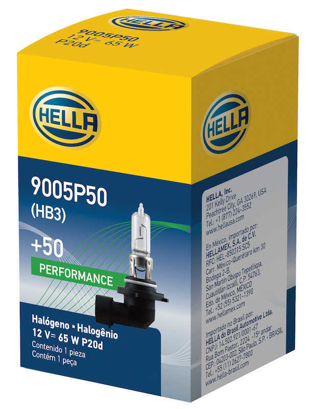 HELLA - Performance Halogen Bulb - HLA 9005P50