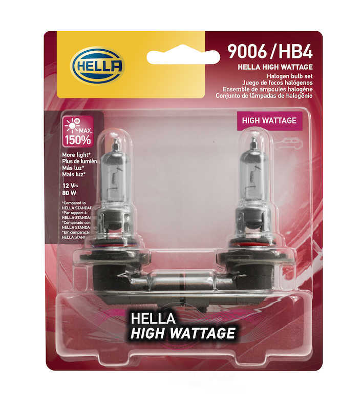 HELLA - Headlight Bulb - HLA 9006 80WTB