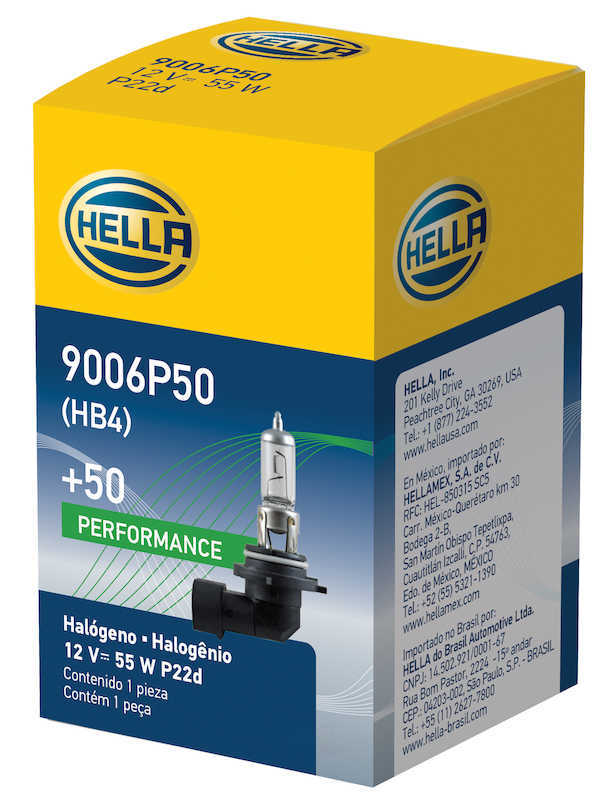 HELLA - Performance Halogen Bulb - HLA 9006P50