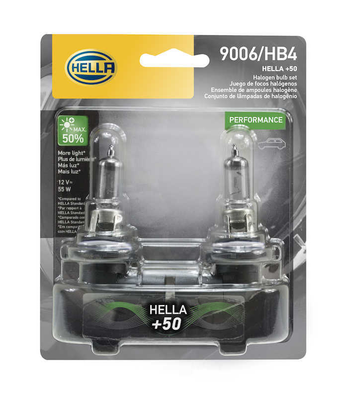 HELLA - Headlight Bulb - HLA 9006P50TB