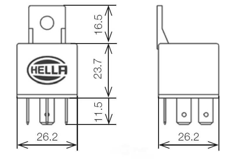 HELLA - Micro Plug Relay - HLA 933332181