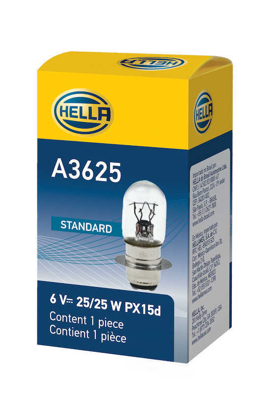 HELLA - Headlight Bulb - HLA A3625