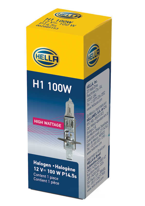 HELLA - Headlight Bulb - HLA H1 100W