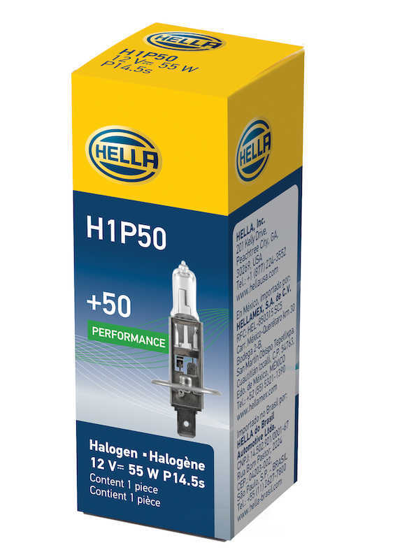 HELLA - Headlight Bulb - HLA H1P50