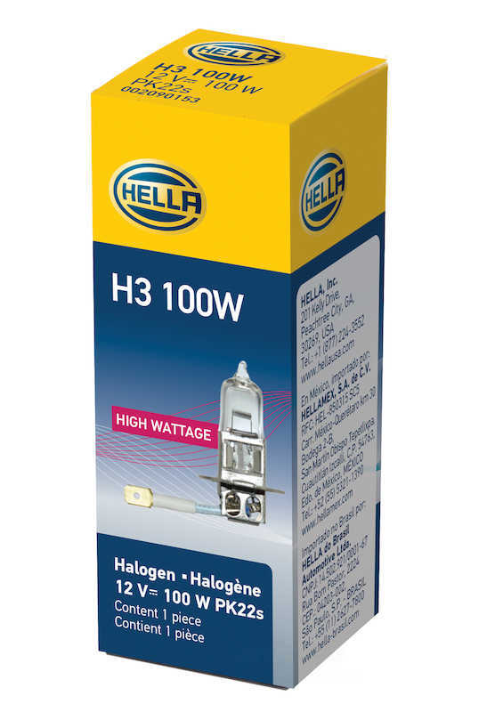 HELLA - Fog Light Bulb - HLA H3 100W