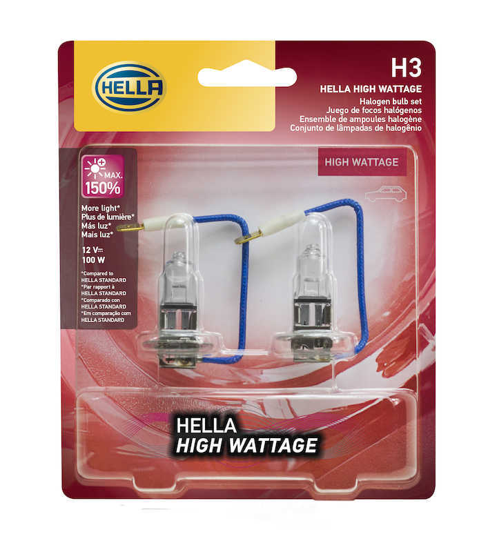 HELLA - Fog Light Bulb - HLA H3 100WTB
