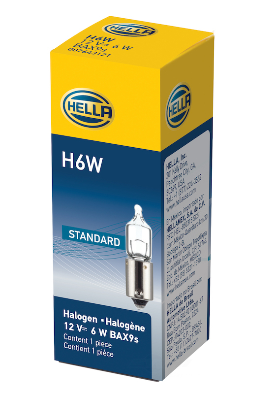 HELLA - Parking Light Bulb - HLA H6W