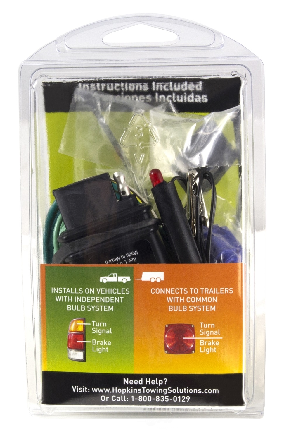 HOPKINS MANUFACTURING - Vehicle To Trailer Taillight Converter Kit - HOP 46155