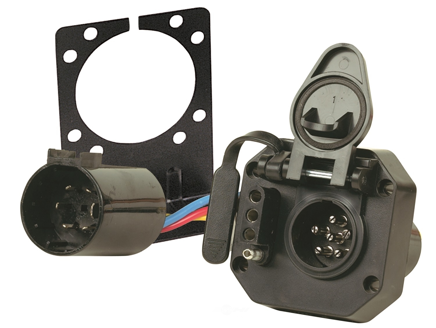 HOPKINS MANUFACTURING - Plug-In Simple Multi-Tow 6-Round And 4-Flat Harness - HOP 40965