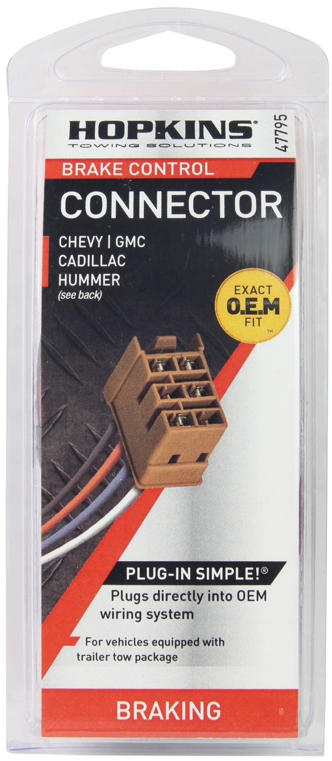 HOPKINS MANUFACTURING - Plug-In Simple Trailer Brake System Connector - HOP 47795