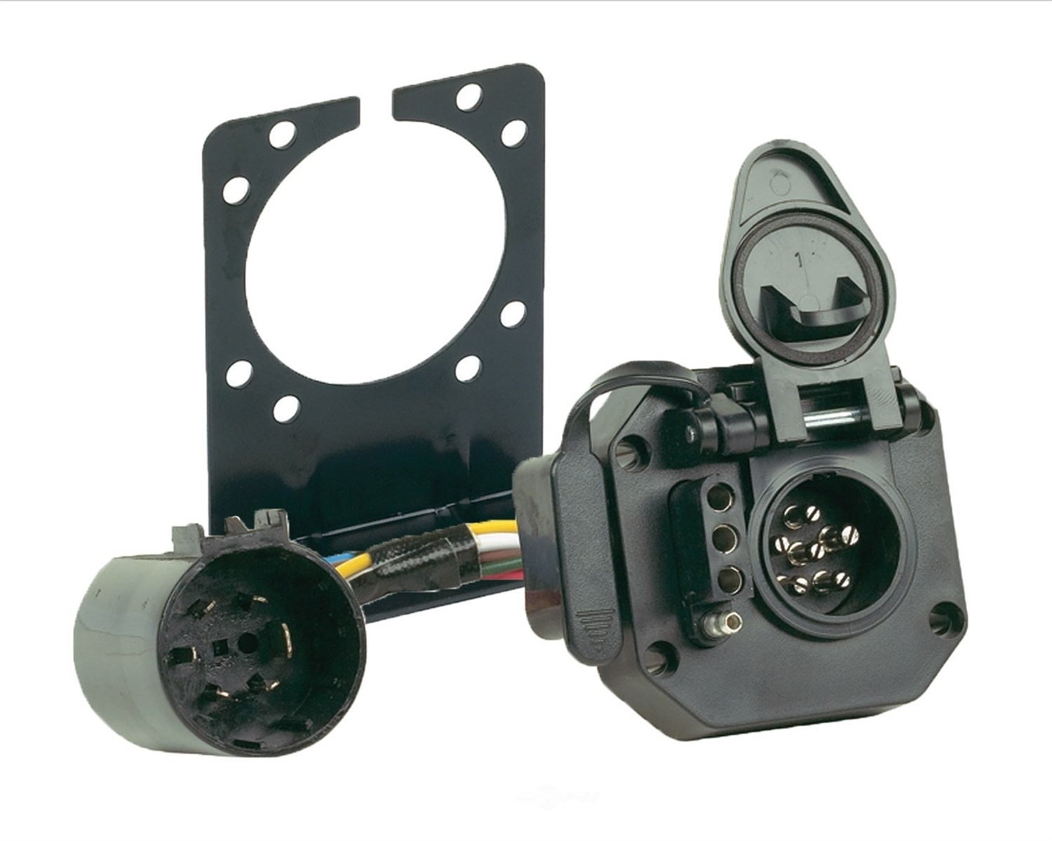 HOPKINS MANUFACTURING - Plug-In Simple Multi-Tow 6-Round And 4-Flat Harness - HOP 40965