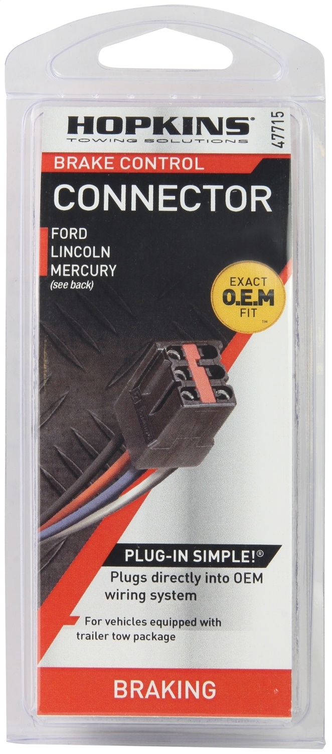 HOPKINS MANUFACTURING - Plug-In Simple Trailer Brake System Connector - HOP 47715