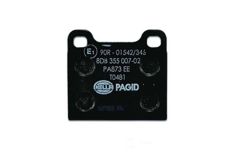 HELLA-PAGID - Low-Metallic Pads (Rear) - HPD 355007021