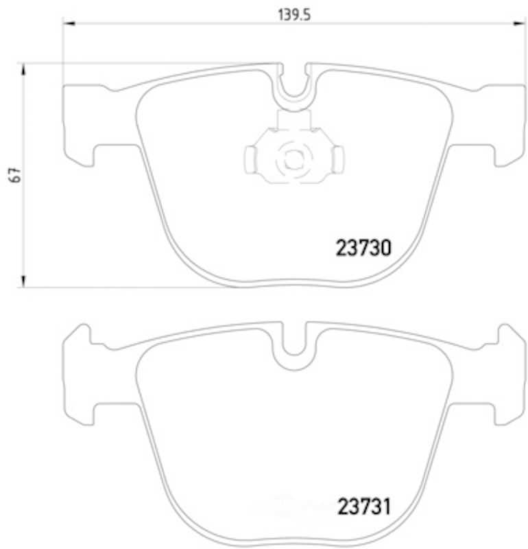 HELLA-PAGID - Low-Metallic Pads (Rear) - HPD 355010751