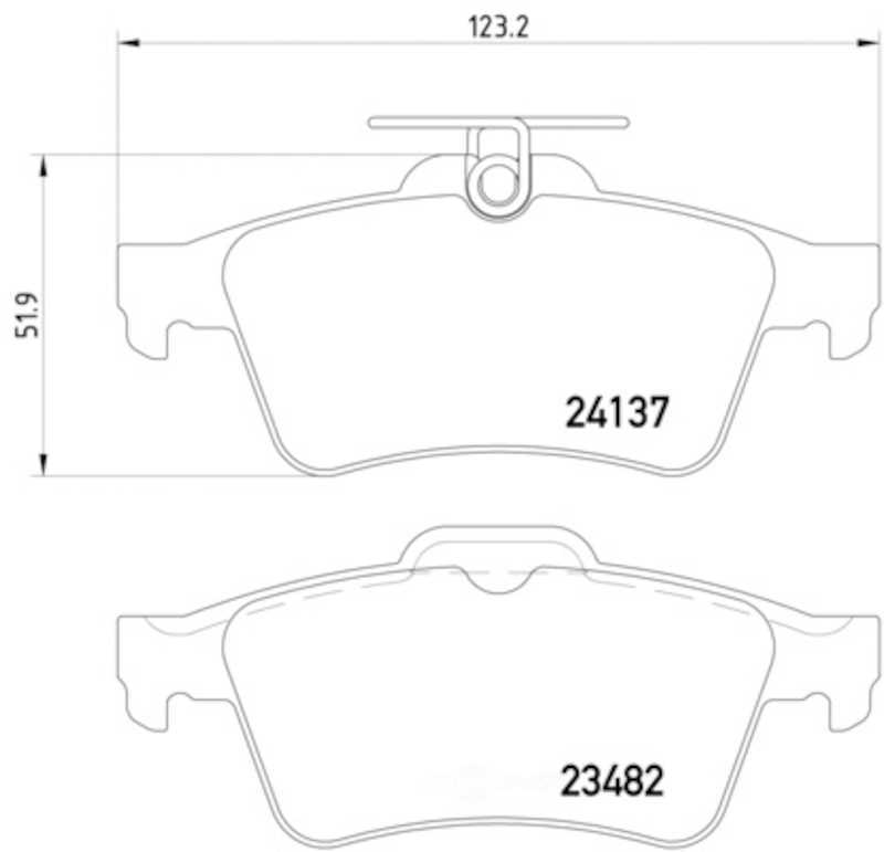 HELLA-PAGID - Low-Metallic Pads - HPD 355011731