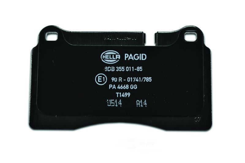 HELLA-PAGID - Low-Metallic Pads (Front) - HPD 355011851