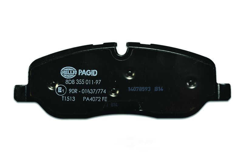 HELLA-PAGID - Low-Metallic Pads (Front) - HPD 355011971