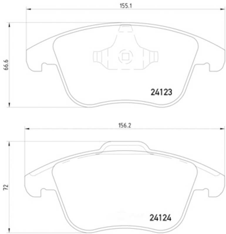 HELLA-PAGID - Low-Metallic Pads - HPD 355012891