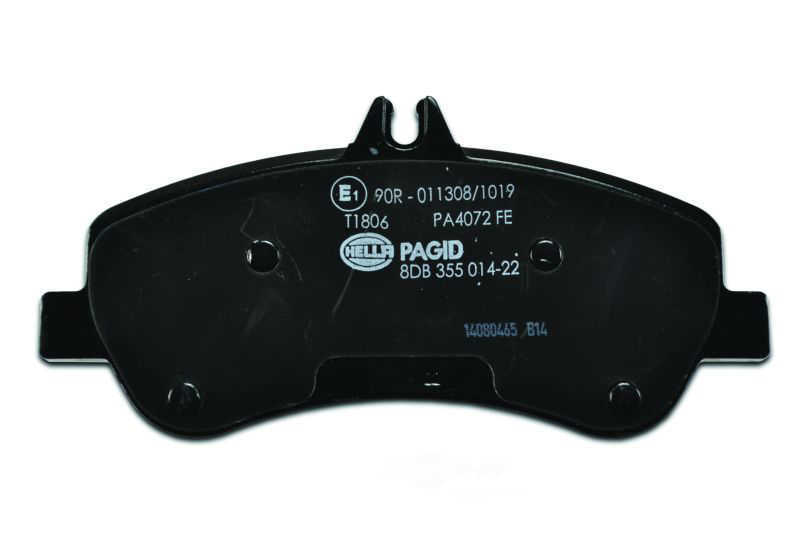 HELLA-PAGID - Low-Metallic Pads (Front) - HPD 355014221
